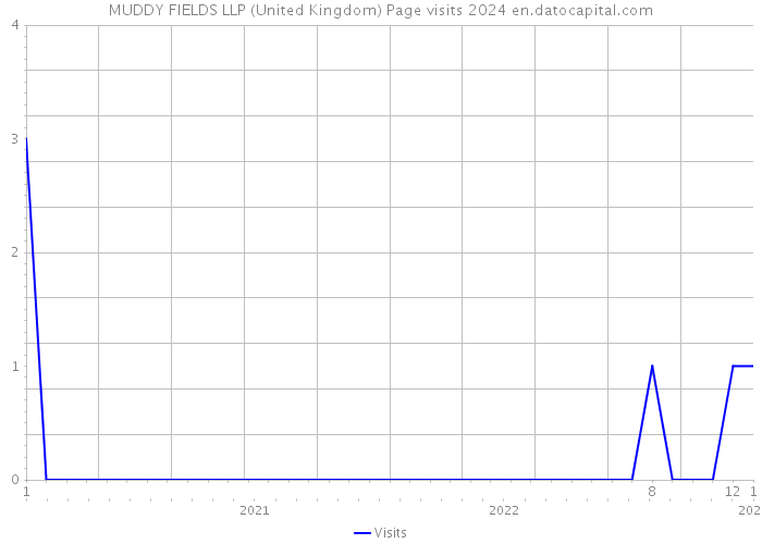 MUDDY FIELDS LLP (United Kingdom) Page visits 2024 