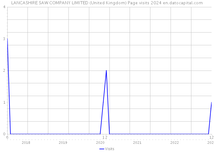LANCASHIRE SAW COMPANY LIMITED (United Kingdom) Page visits 2024 