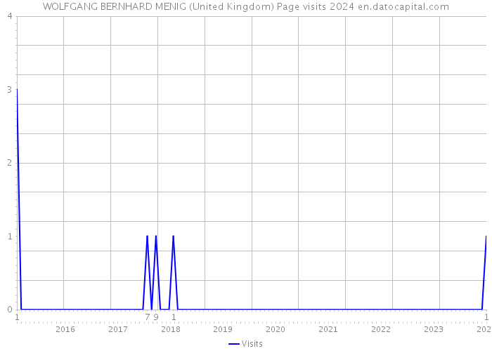 WOLFGANG BERNHARD MENIG (United Kingdom) Page visits 2024 