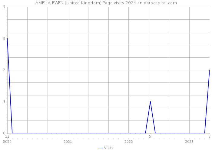 AMELIA EWEN (United Kingdom) Page visits 2024 