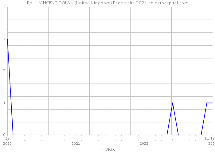 PAUL VINCENT DOLAN (United Kingdom) Page visits 2024 