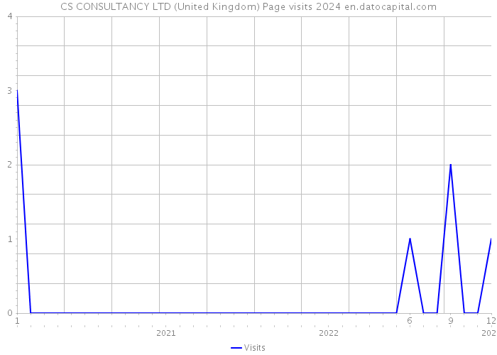 CS CONSULTANCY LTD (United Kingdom) Page visits 2024 