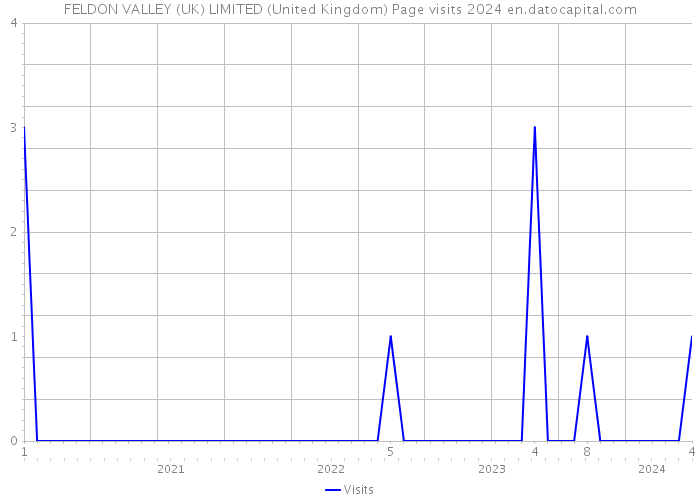 FELDON VALLEY (UK) LIMITED (United Kingdom) Page visits 2024 