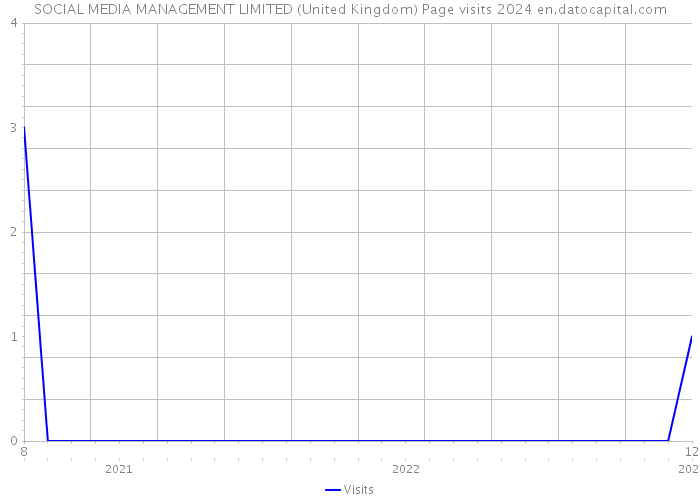 SOCIAL MEDIA MANAGEMENT LIMITED (United Kingdom) Page visits 2024 