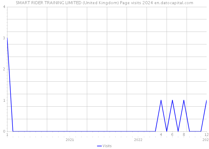 SMART RIDER TRAINING LIMITED (United Kingdom) Page visits 2024 