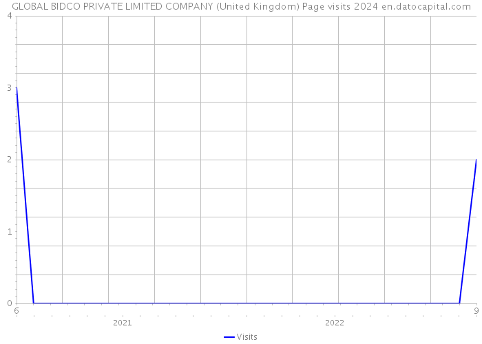 GLOBAL BIDCO PRIVATE LIMITED COMPANY (United Kingdom) Page visits 2024 