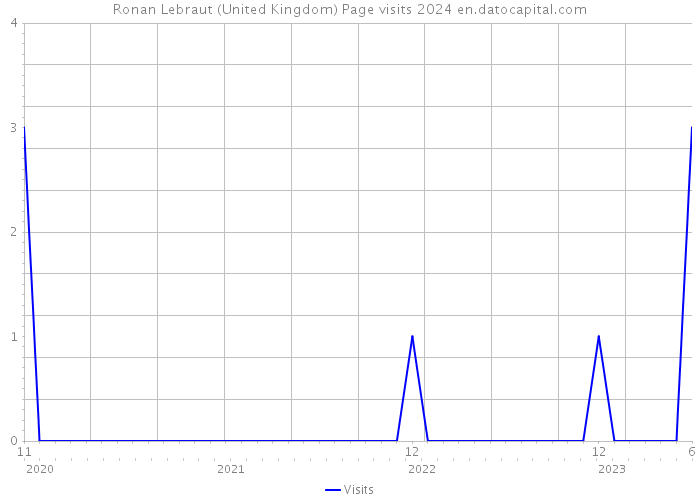 Ronan Lebraut (United Kingdom) Page visits 2024 