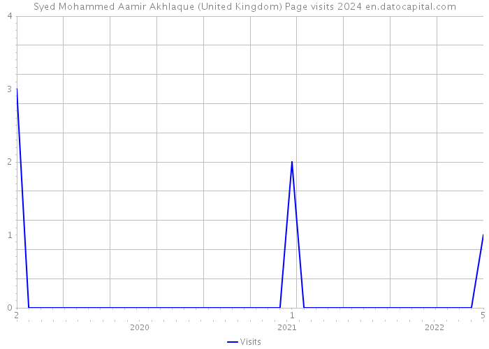 Syed Mohammed Aamir Akhlaque (United Kingdom) Page visits 2024 