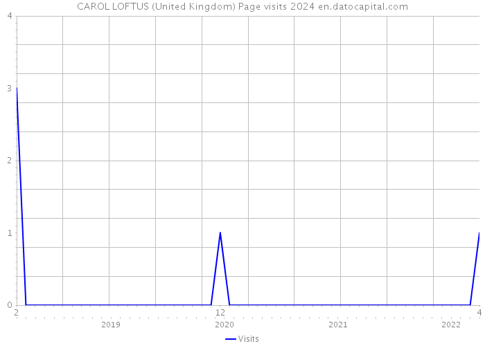 CAROL LOFTUS (United Kingdom) Page visits 2024 