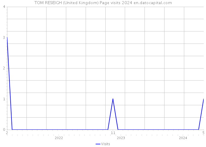 TOM RESEIGH (United Kingdom) Page visits 2024 