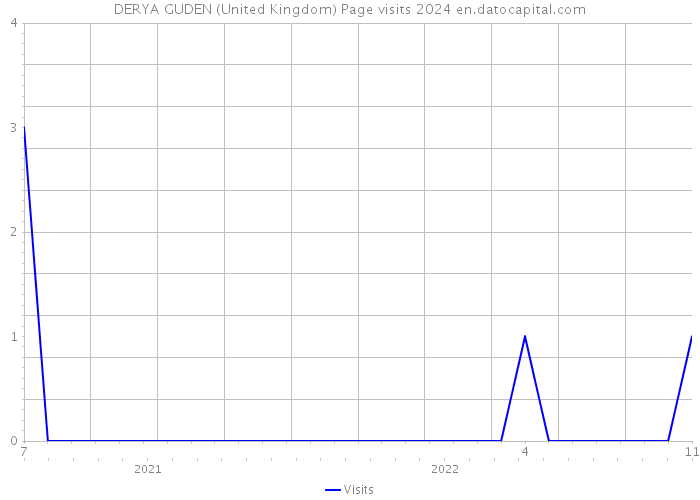 DERYA GUDEN (United Kingdom) Page visits 2024 