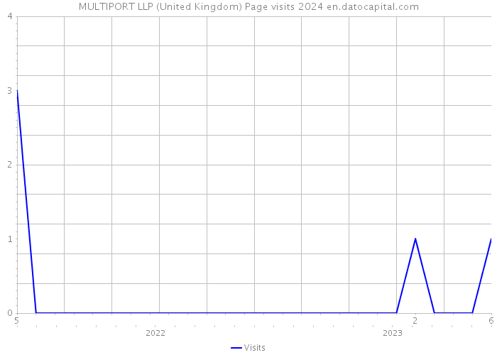 MULTIPORT LLP (United Kingdom) Page visits 2024 