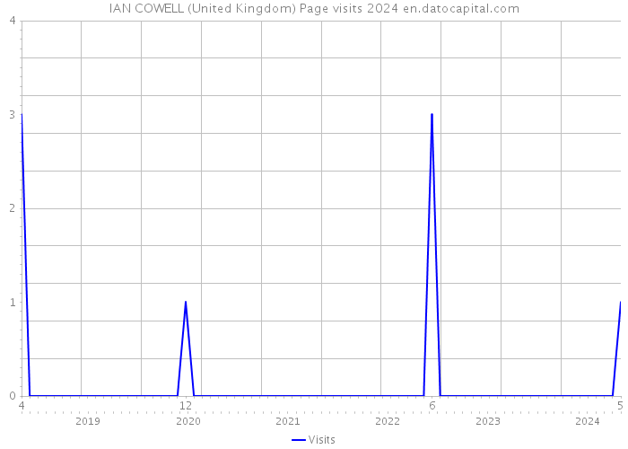 IAN COWELL (United Kingdom) Page visits 2024 