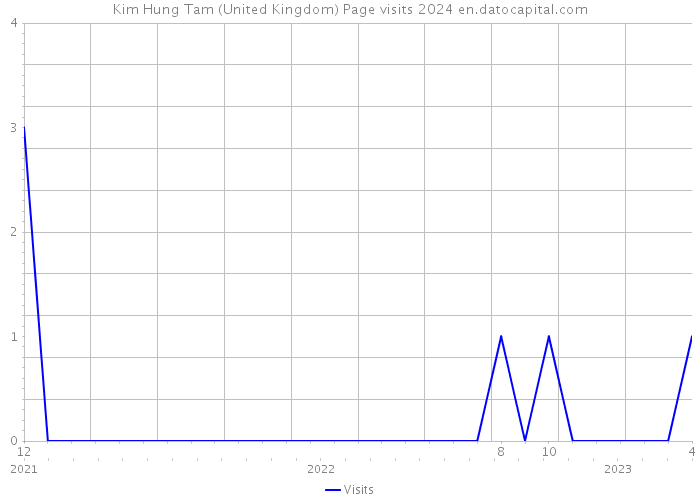 Kim Hung Tam (United Kingdom) Page visits 2024 