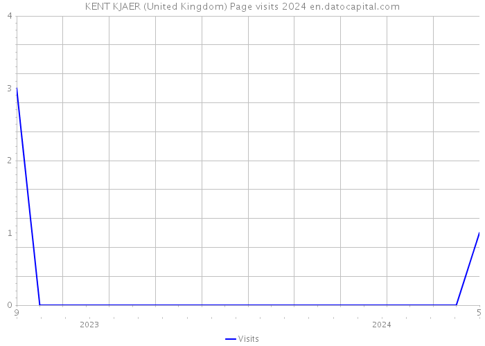 KENT KJAER (United Kingdom) Page visits 2024 