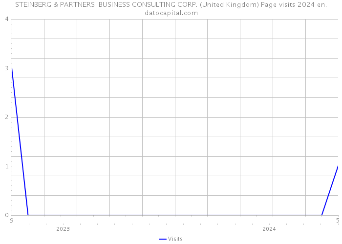 STEINBERG & PARTNERS BUSINESS CONSULTING CORP. (United Kingdom) Page visits 2024 