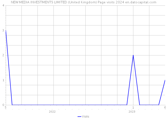 NEW MEDIA INVESTMENTS LIMITED (United Kingdom) Page visits 2024 