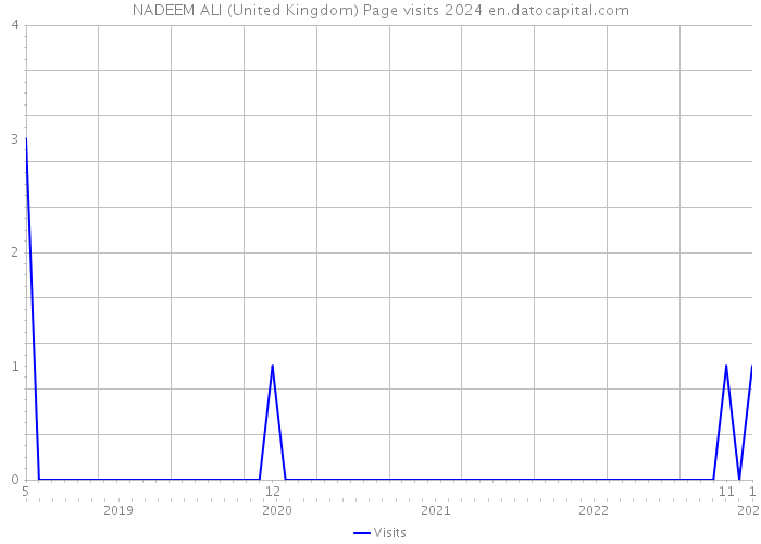 NADEEM ALI (United Kingdom) Page visits 2024 