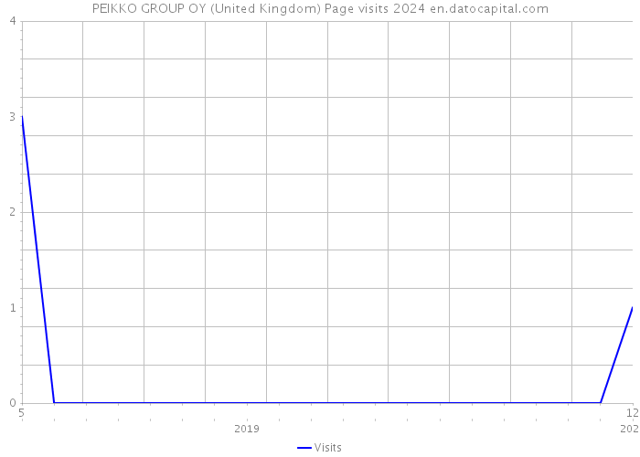 PEIKKO GROUP OY (United Kingdom) Page visits 2024 