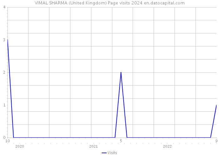 VIMAL SHARMA (United Kingdom) Page visits 2024 