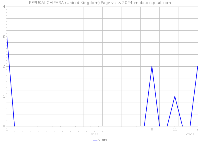 PEPUKAI CHIPARA (United Kingdom) Page visits 2024 