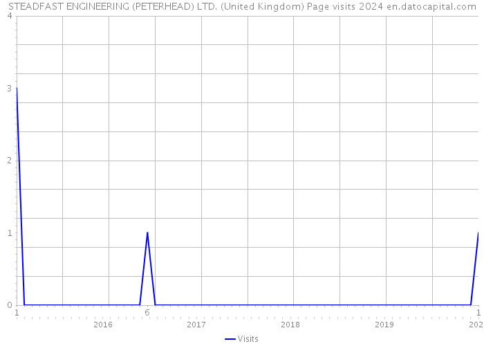 STEADFAST ENGINEERING (PETERHEAD) LTD. (United Kingdom) Page visits 2024 