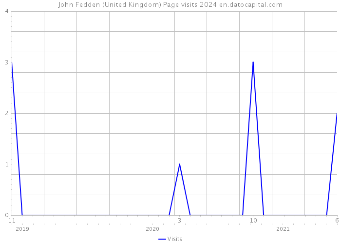 John Fedden (United Kingdom) Page visits 2024 