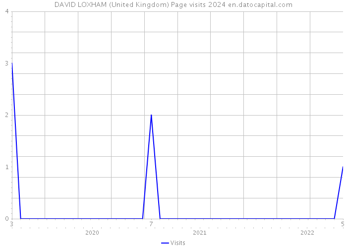 DAVID LOXHAM (United Kingdom) Page visits 2024 