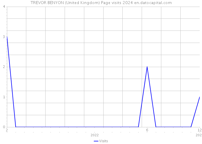 TREVOR BENYON (United Kingdom) Page visits 2024 