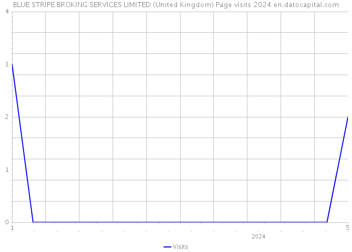 BLUE STRIPE BROKING SERVICES LIMITED (United Kingdom) Page visits 2024 