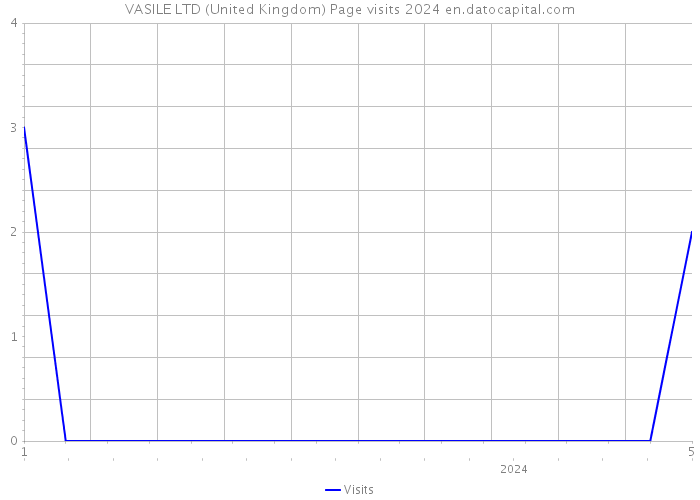VASILE LTD (United Kingdom) Page visits 2024 