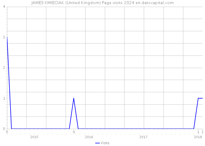 JAMES KMIECIAK (United Kingdom) Page visits 2024 
