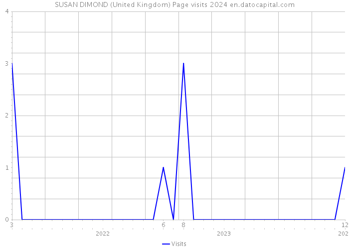 SUSAN DIMOND (United Kingdom) Page visits 2024 