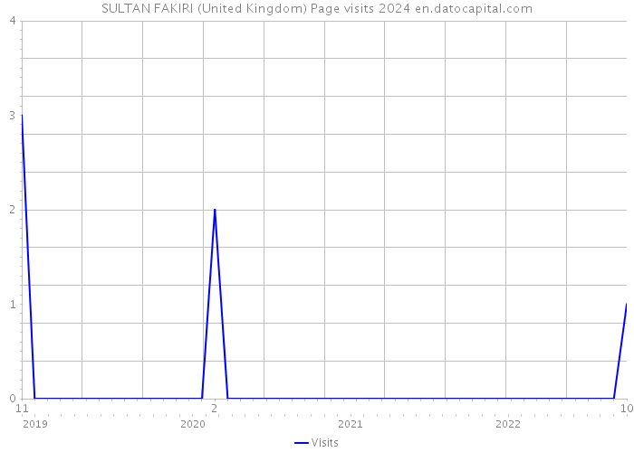 SULTAN FAKIRI (United Kingdom) Page visits 2024 