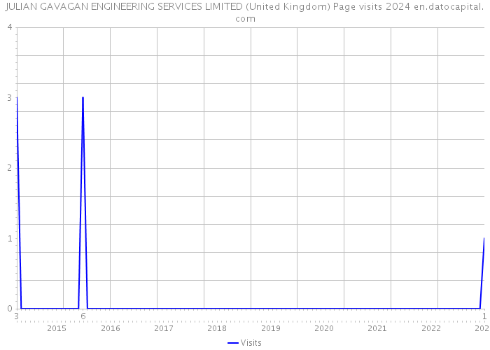 JULIAN GAVAGAN ENGINEERING SERVICES LIMITED (United Kingdom) Page visits 2024 