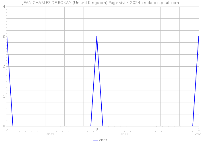 JEAN CHARLES DE BOKAY (United Kingdom) Page visits 2024 
