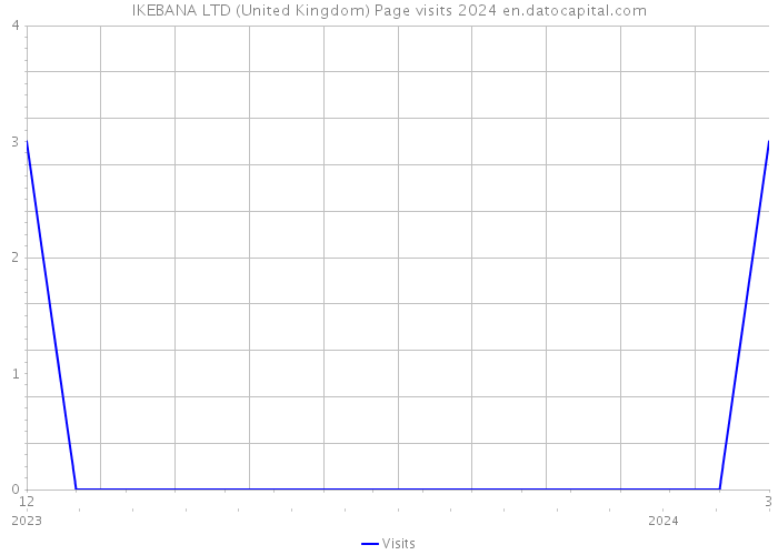 IKEBANA LTD (United Kingdom) Page visits 2024 