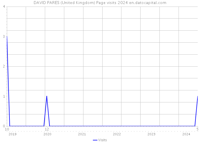 DAVID PARES (United Kingdom) Page visits 2024 