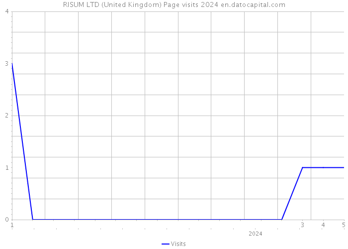 RISUM LTD (United Kingdom) Page visits 2024 