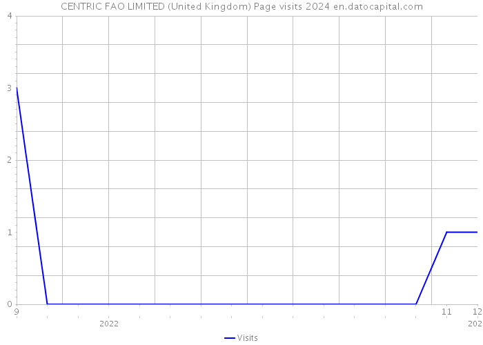 CENTRIC FAO LIMITED (United Kingdom) Page visits 2024 