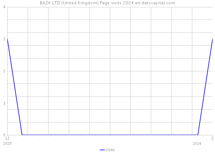 BAZA LTD (United Kingdom) Page visits 2024 