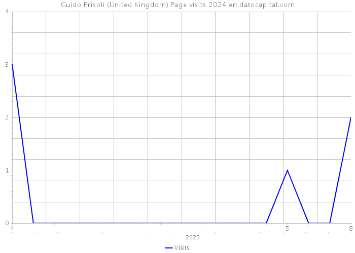 Guido Frisoli (United Kingdom) Page visits 2024 