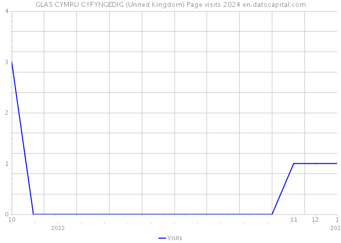 GLAS CYMRU CYFYNGEDIG (United Kingdom) Page visits 2024 
