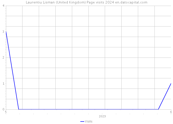 Laurentiu Lisman (United Kingdom) Page visits 2024 