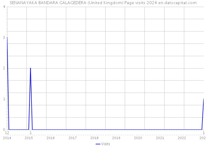 SENANAYAKA BANDARA GALAGEDERA (United Kingdom) Page visits 2024 