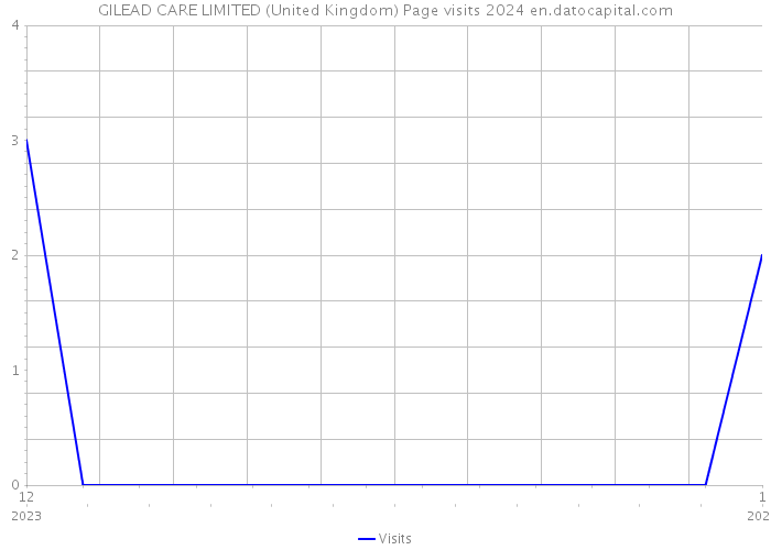 GILEAD CARE LIMITED (United Kingdom) Page visits 2024 