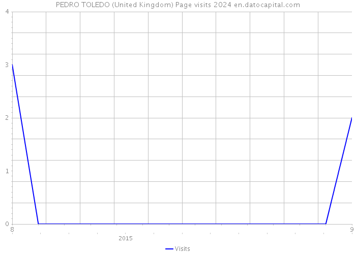 PEDRO TOLEDO (United Kingdom) Page visits 2024 