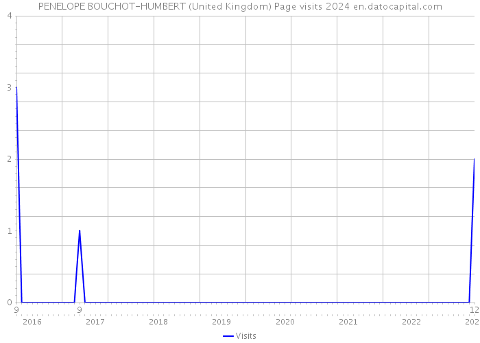 PENELOPE BOUCHOT-HUMBERT (United Kingdom) Page visits 2024 