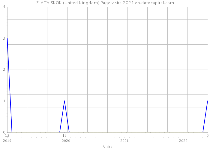 ZLATA SKOK (United Kingdom) Page visits 2024 
