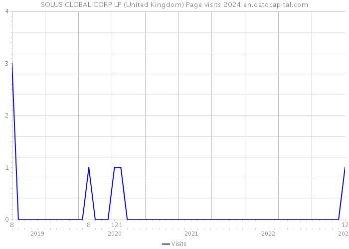 SOLUS GLOBAL CORP LP (United Kingdom) Page visits 2024 